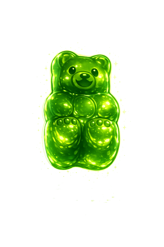 Green NutriPanda gummy